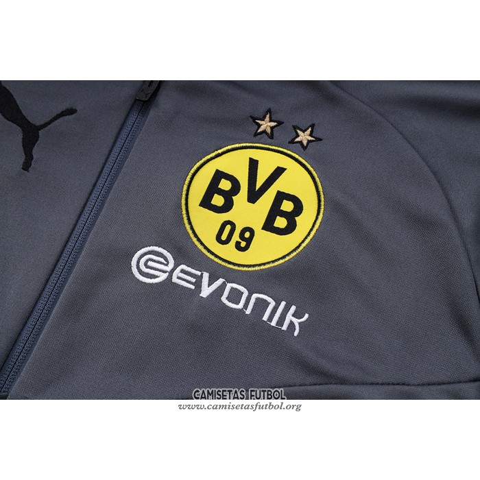 Chandal de Sudadera del Borussia Dortmund 2022/2023 Gris